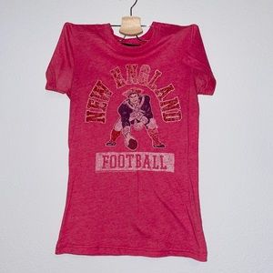 Junk Food Vintage Style Old School New England Patriots Merch Top